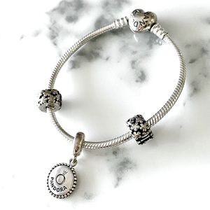 Pandora Snake Chain Bracelet Sterling Silver